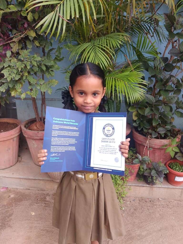 Grace Meets Glory: Our Student Shines in Guinness World Record Bharatanatyam Performance!