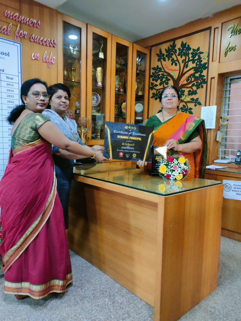 Celebrating Excellence: Dynamic Principal Award for Mrs. Sai Kumari B