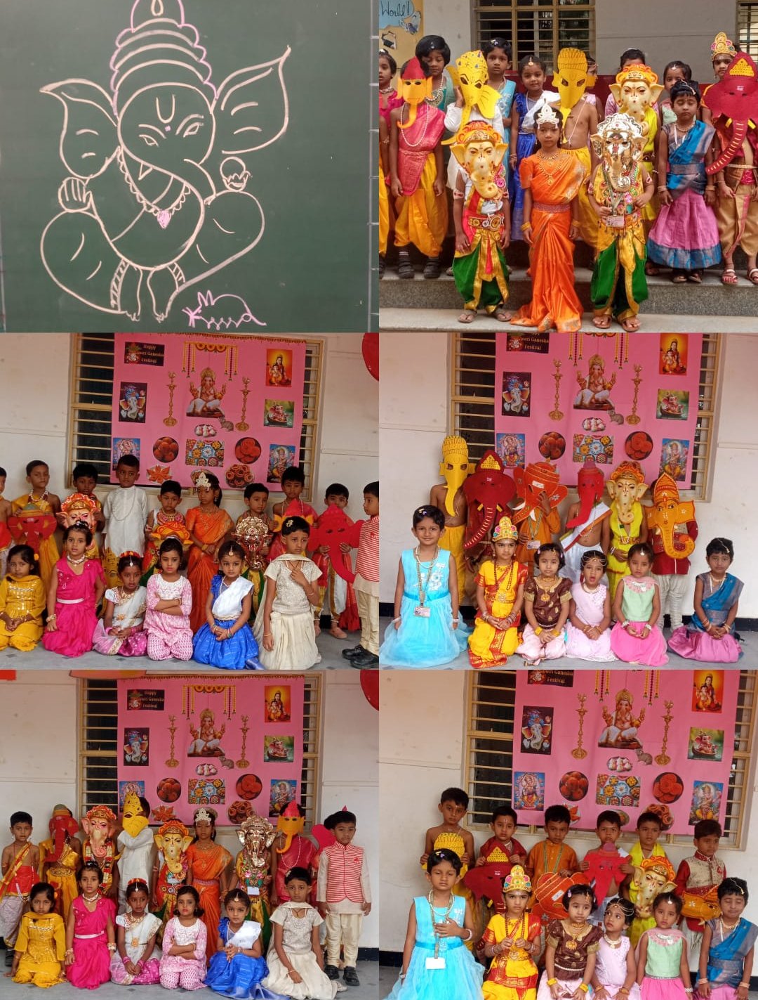 Celebrating Ganesh Chaturthi at Amara Jyothi English School