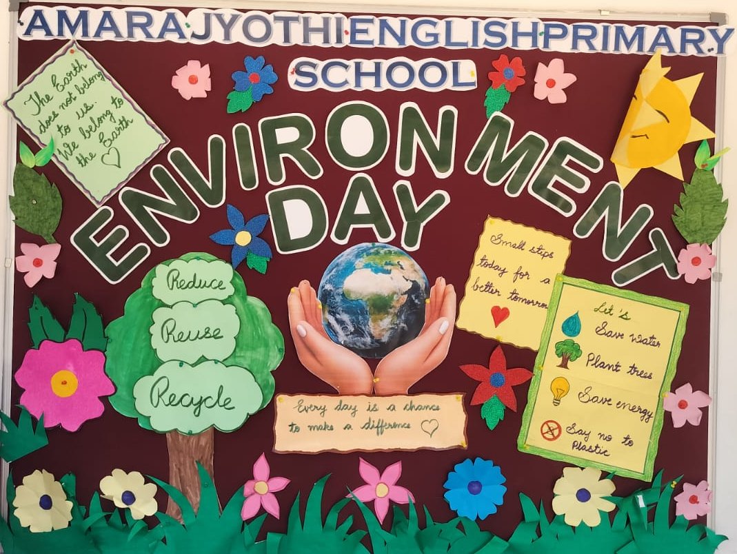 World Environment Day Celebration at Amara Jyothi English School