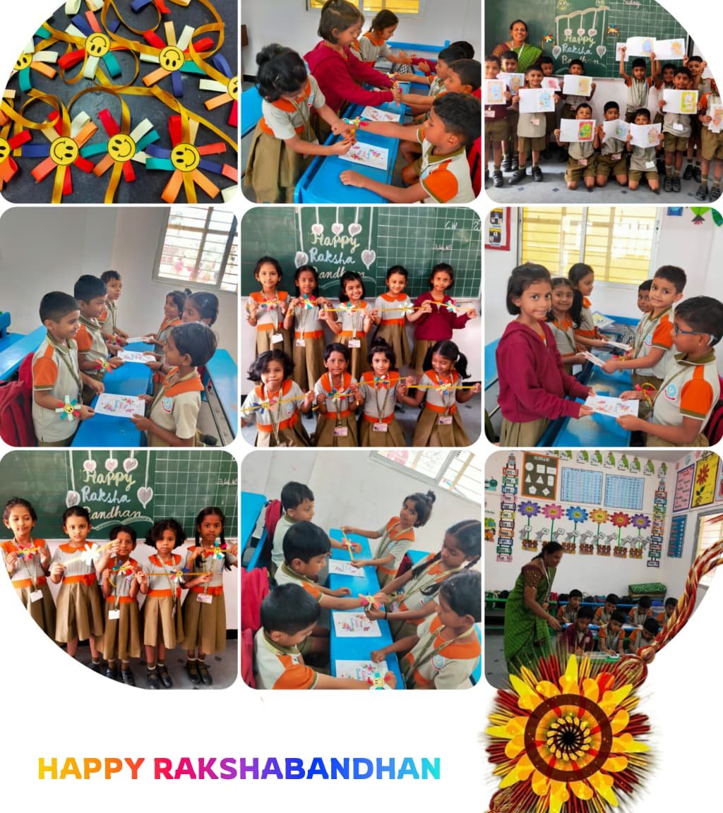 Celebrating Raksha Bandhan at Amara Jyothi English School