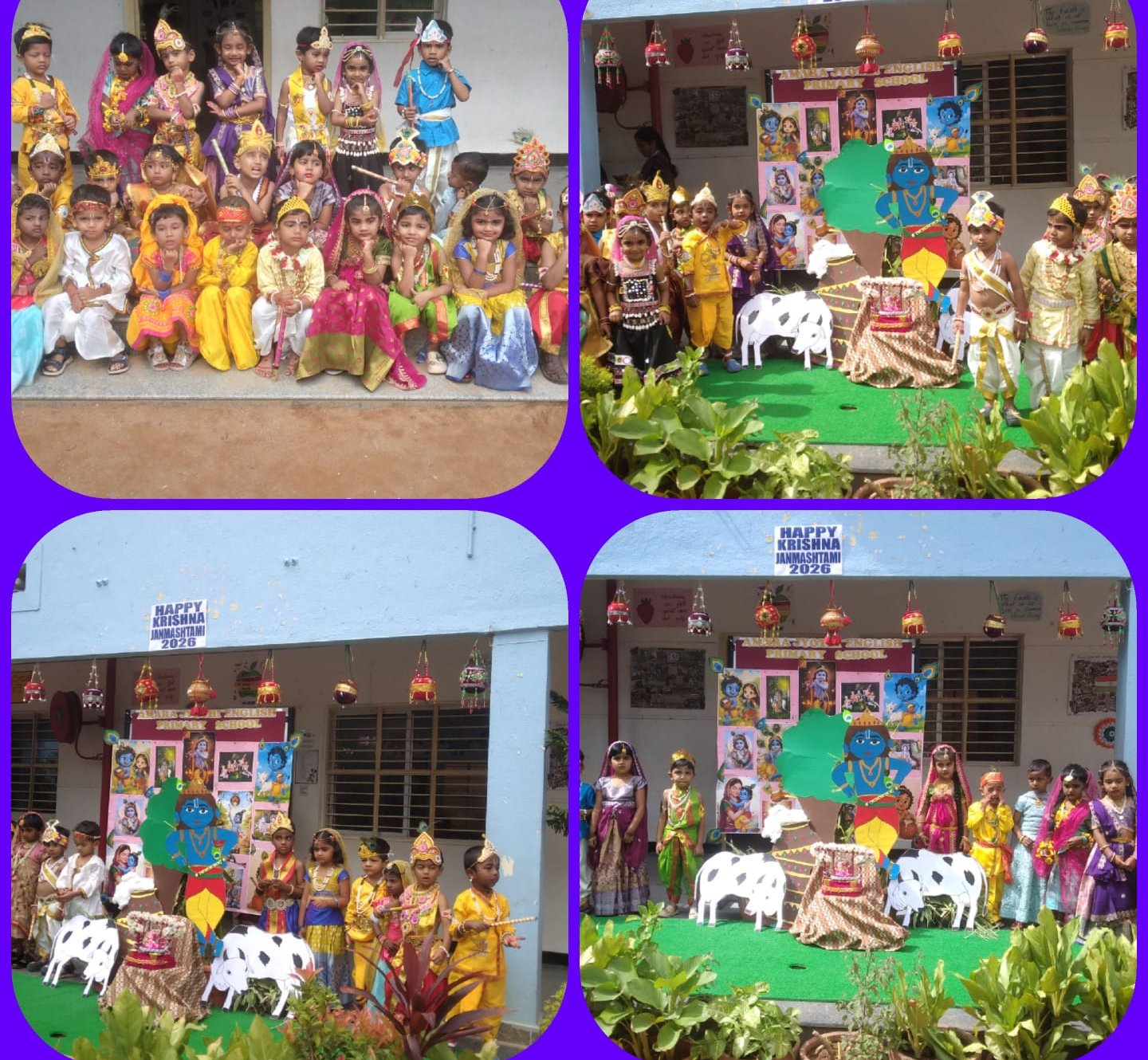 Celebrating Krishna Janmashtami: Joyful Traditions at Amara Jyothi English School